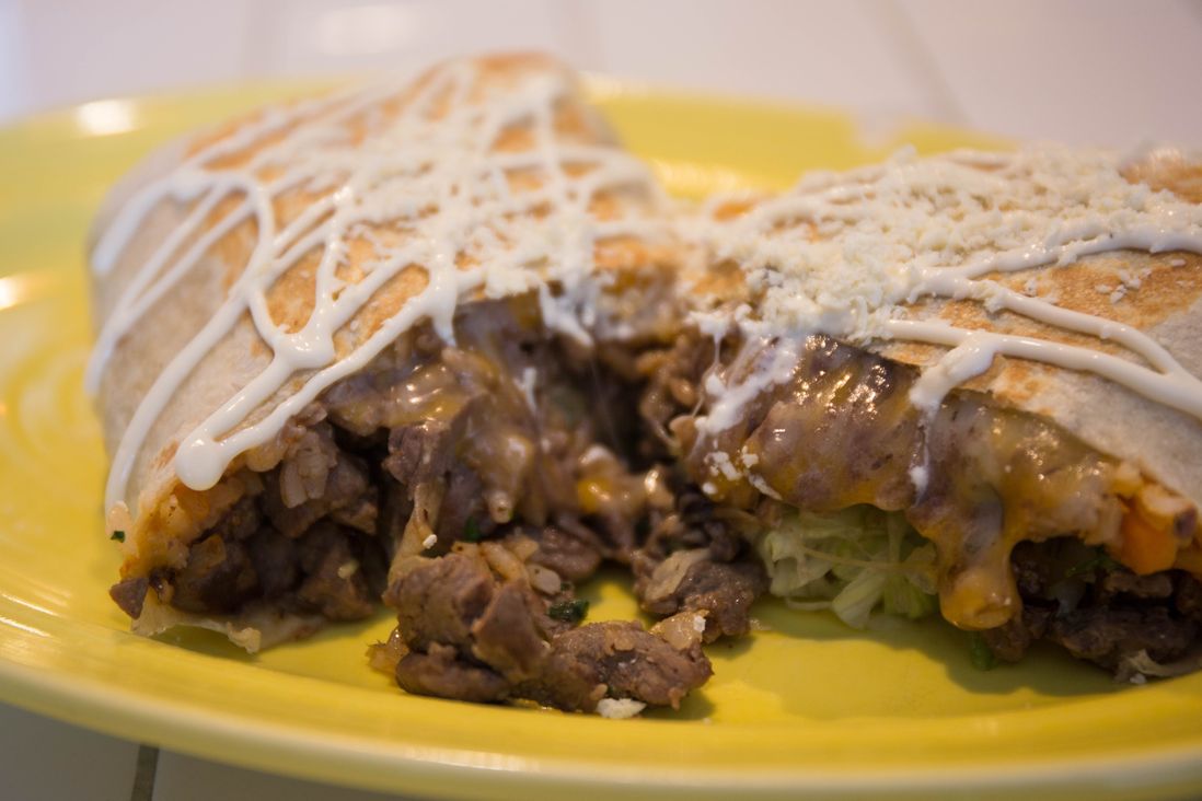 Bistec Burrito ($12)<br/>